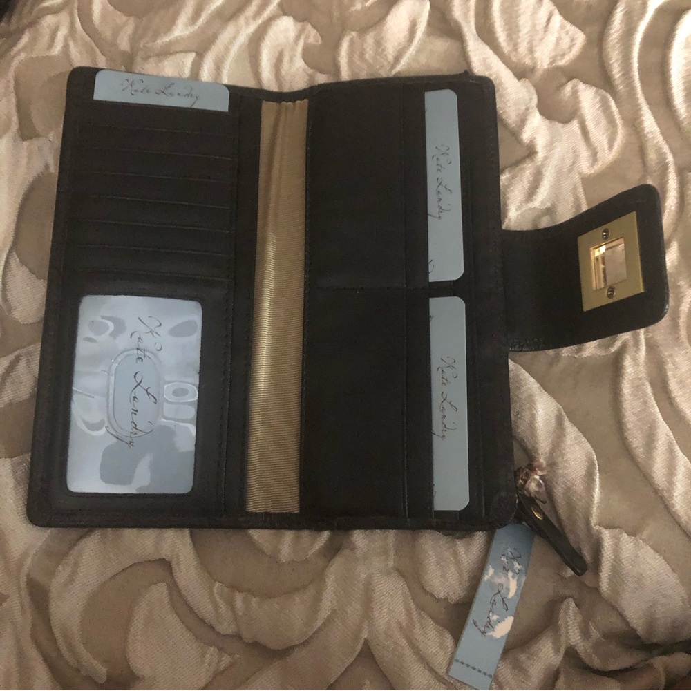 Brand New Kate Landry Black Leather Wallet - Picture 3 of 6